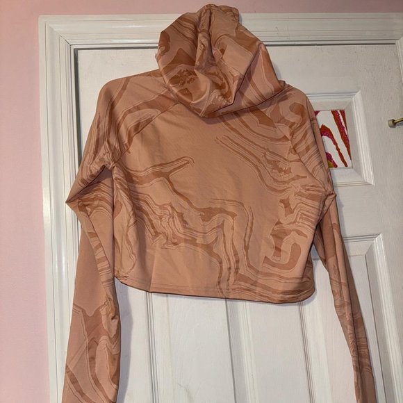 GymShark Peach Earthy Pattern Hoodie - Picture 3 of 4